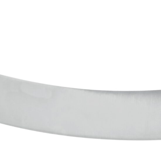 COUTEAU A FROMAGE HOLLANDAIS L, 2 POIGNEES MANCHES NOIRS, LAME INCURVEE L-380 MM