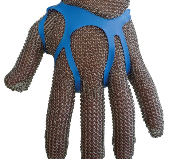 PAQUET DE 100 PCS FIXE GANT TAILLE MEDIUM COULEUR BLEUE