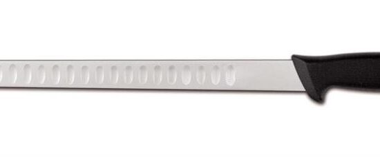 COUTEAU A JAMBON OGIVES, MANCHE SURMOULE NOIR
