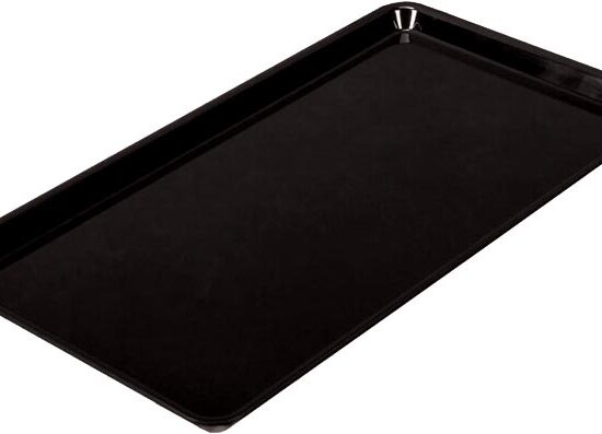 PLAT RECTANGULAIRE PLEXIGLAS NOIR GN1/3