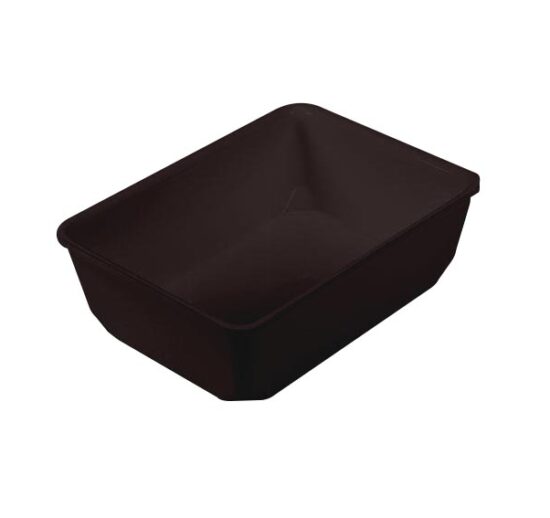 PLAT RECTANGULAIRE PLEXIGLAS NOIR GN2/7