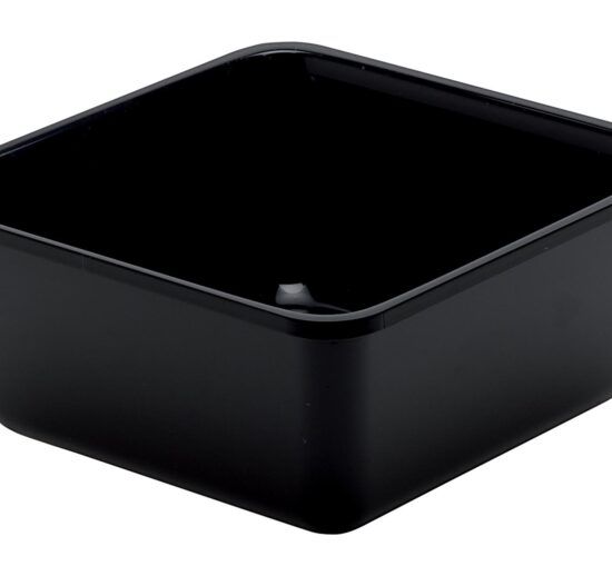 SALADIER CARRE NOIR PLEXI 1.5L