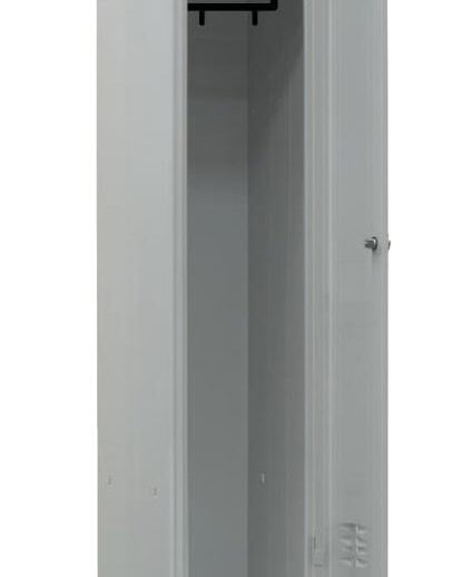 VESTIAIRE INDUSTRIE PROPRE ACIER SUR PIEDS, 1 CASE, COULEUR GRISE RAL7035