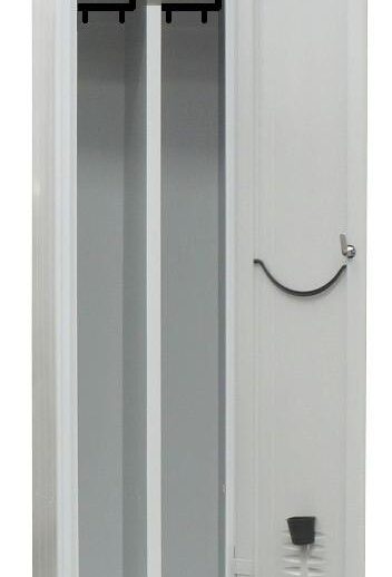 VESTIAIRE INDUSTRIE SALISSANTE ACIER SUR PIEDS, 1 CASE, COULEUR GRISE RAL7035