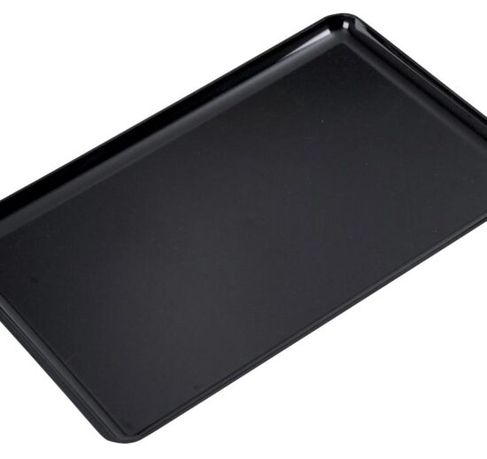 PLAT VITRINE EN ABS NOIR