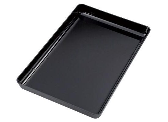 PLAT VITRINE EN ABS NOIR