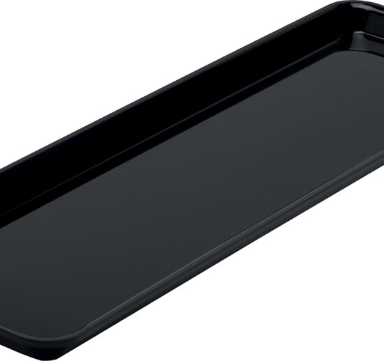 PLAT RECTANGULAIRE PLEXIGLAS NOIR GN2/4