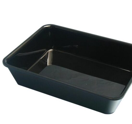 PLATEAU RECTANGULAIRE PLEXIGLAS NOIR