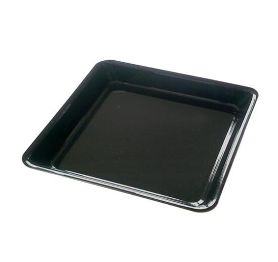PLAT CARRE PLEXIGLAS NOIR