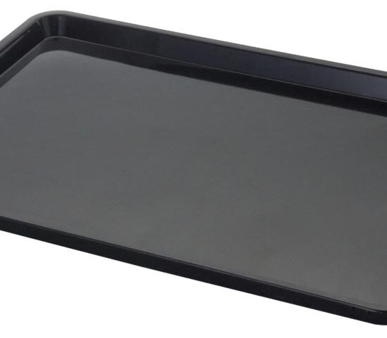 PLATEAU DE SERVICE 600X400 MM, ABS NOIR -20/+80°C