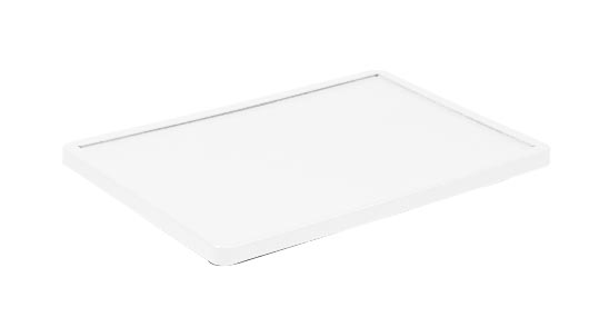 COUVERCLE BLANC POUR BACS GERBABLES 600X400 MM