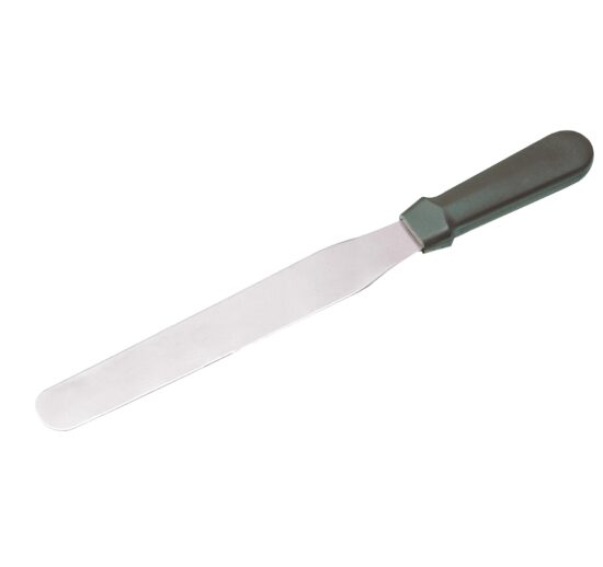PALETTE INOX AVEC MANCHE ABS NOIR PALETTE INOX L-205 MM