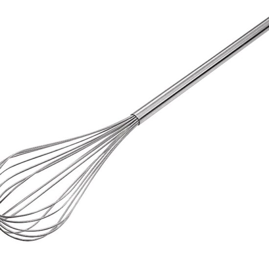 FOUET A PUREE INOX, MANCHE L-900 MM DIAMETRE DES FILS: 3 MM