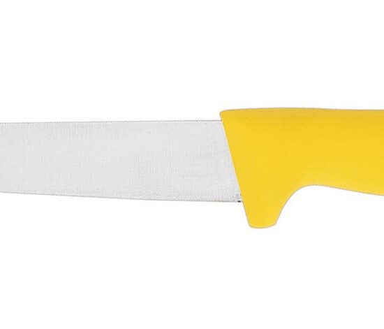 COUTEAU A DENERVER L-170 MM MANCHE POLYPROPYLENE JAUNE