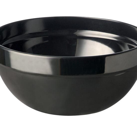 BOL MELAMINE NOIR ASPECT PORCELAINE DIAM.230