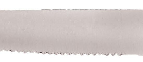 COUTEAU A POISSON CRANTE MANCHE NOIR SURMOULE