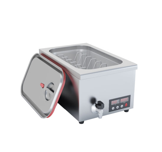 CUISEUR SOUS VIDE 24L, FORMAT GN1/1 AVEC VIDANGE ET COUVERCLE ETANCHE