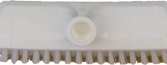 BALAI BROSSE 220 MM, FIBRE POLYESTER COULEUR BLANCHE, SUPPORT POLYPROPYLENE