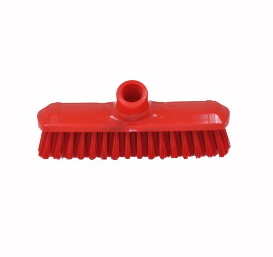BALAI BROSSE 220 MM, FIBRE POLYESTER COULEUR ROUGE, SUPPORT POLYPROPYLENE