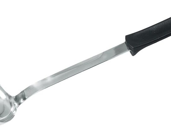 LOUCHE INOX AVEC MANCHE POLYPROPYLENE