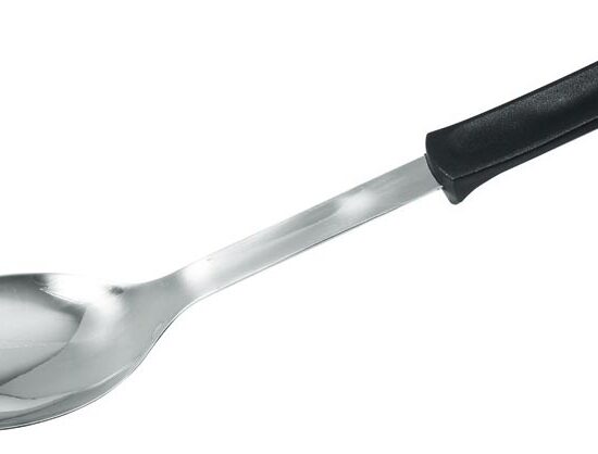 CUILLERE DE SERVICE INOX AVEC MANCHE POLYPROPYLENE NOIR