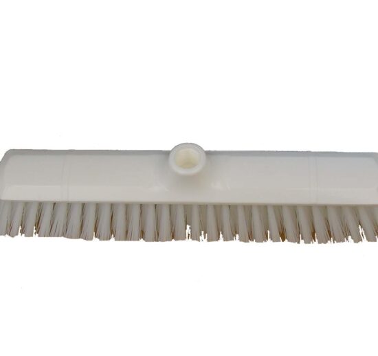 BALAI 380 MM SOUPLE, FIBRE POLYESTER COULEUR BLANCHE, SUPPORT POLYPROPYLENE