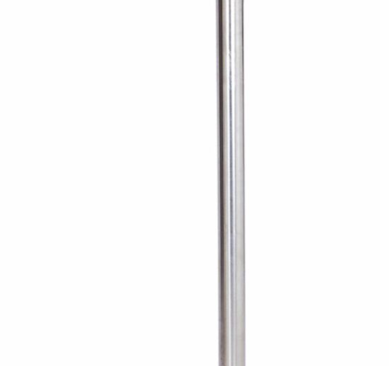 POTEAU INOX A ENROULAGE DE SANGLE AUTOMATIQUE 2M (SANGLE BLEUE)
