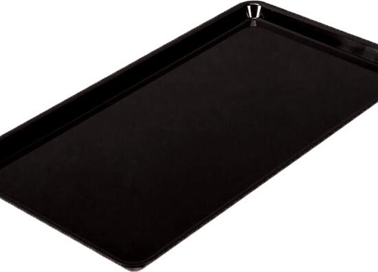 PLAT RECTANGULAIRE PLEXIGLAS NOIR 600X400 MM