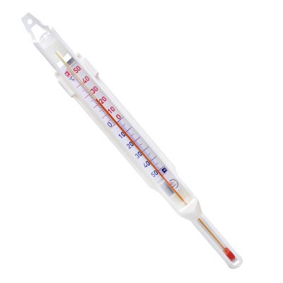 THERMOMETRE VERRE -50°C/+50°C GAINE DE PROTECTION