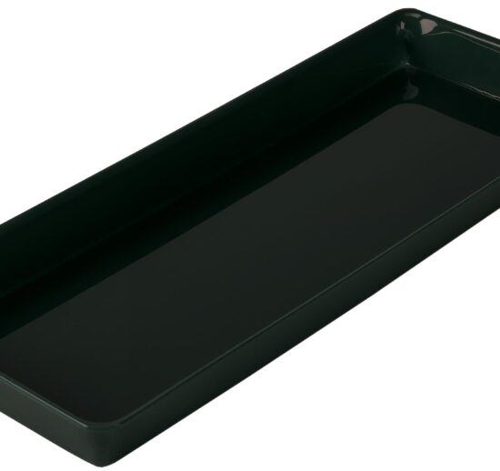 PLAT RECTANGULAIRE NOIR PLEXI 5GN1/4-40