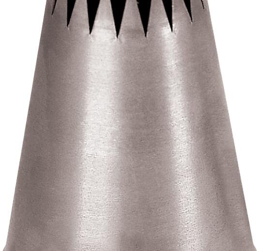 DOUILLE INOX A PETITS FOURS 6 MM 9 DENTS