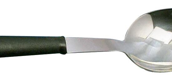CUILLERE A HORS D'OEUVRE PLEINE L-340 MM, MANCHE ABS