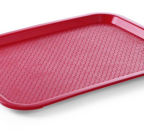PLATEAU DE SERVICE ROUGE POLYPROPYLENE
