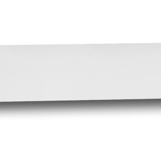 PALETTE INOX SPATULE COUDEE MANCHE 250MM MANCHE ABS NOIR