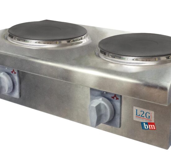 RECHAUD ELECTRIQUE A POSER, 2 PLAQUES DIAM. 230 MM (FOURNI SANS PRISE)