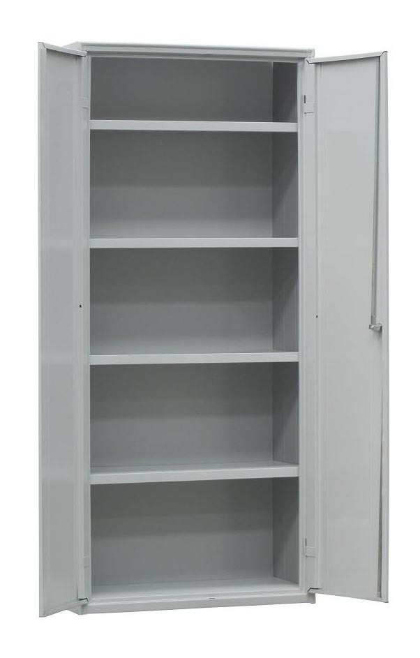 ARMOIRE DE RANGEMENT SANS PIEDS, 2 PORTES BATTANTES SERRURE A CLE