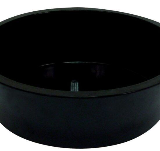 BAC ROND MELAMINE COULEUR NOIRE 4.5L Ø307XH-90