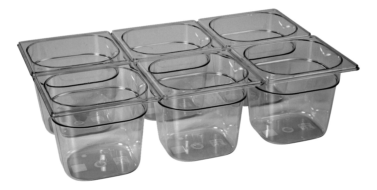 BAC GASTRO. COPOLYESTER GN1/6 PROF 150 MM SANS BISPHENOL A
