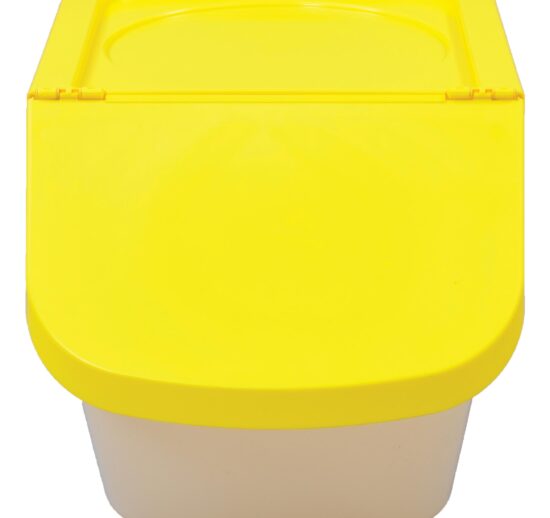 COUVERCLE JAUNE POUR CONTENEUR UNIVERSEL 40L REF BAC40L