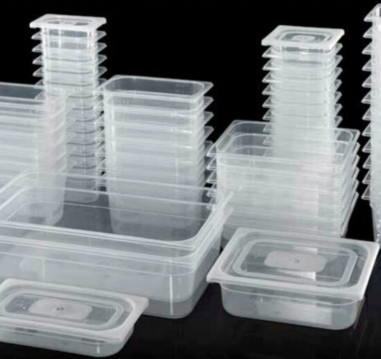 COUVERCLE POLYPROPYLENE POUR BAC GASTRO. GN1/3, T° ACCEPTEES: ENTRE -40° ET +80°C