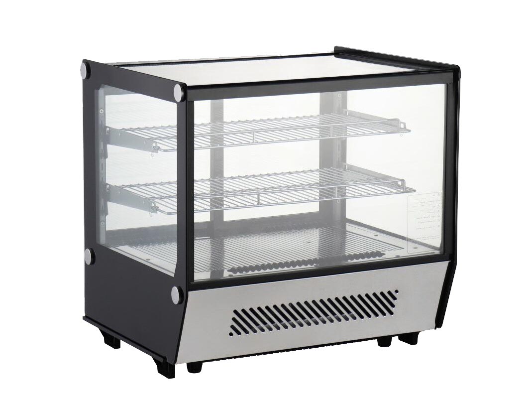 VITRINE DE PRESENTATION REFRIGEREE 160 LITRES, 0/+12°C,VITRE AVANT DROITE, ECLAIRAGE LED