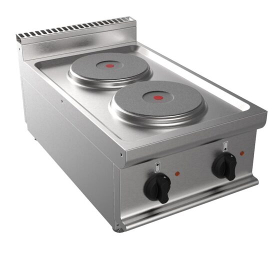 FOURNEAU ELECTRIQUE 2 PLAQUES RONDES D220 A POSER 2X2.6 KW