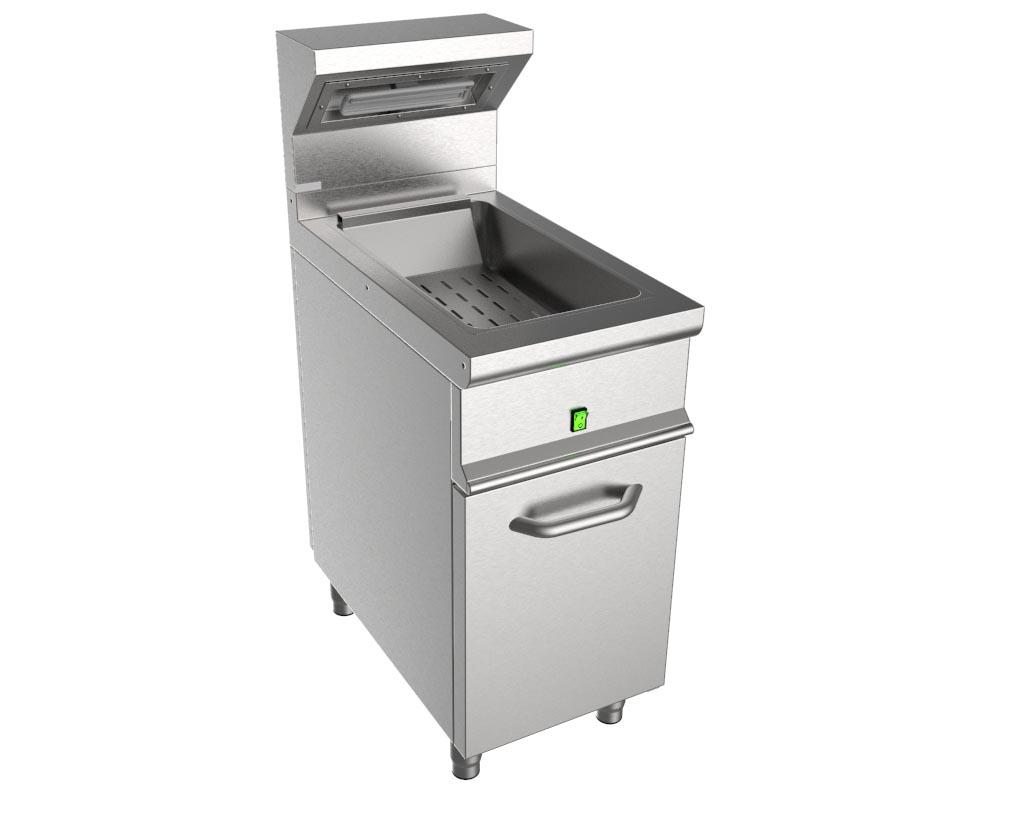 CHAUFFE FRITES ELECTRIQUE GN1-1 SUR MEUBLE FERME