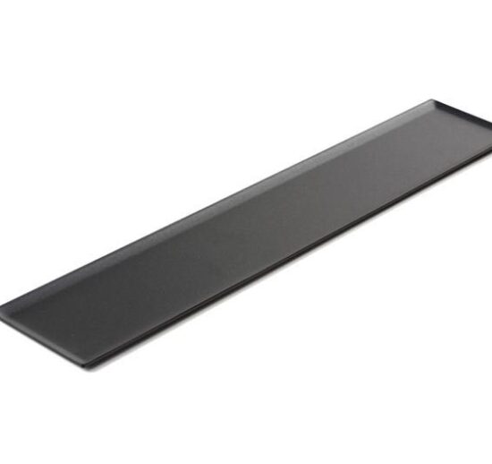 PLAT DE PRESENTATION PATISSERIE NOIR SMOKE PLEXI