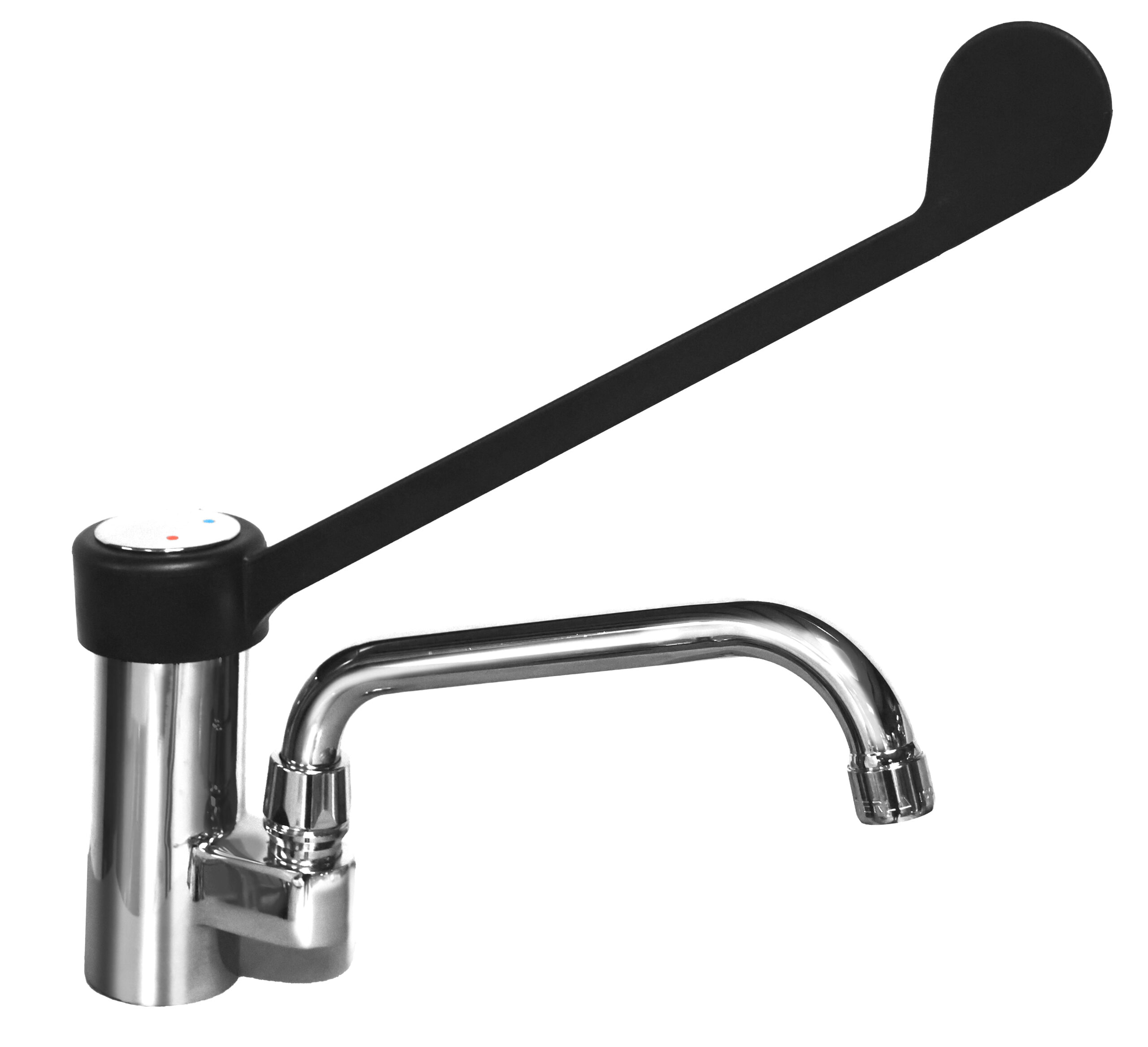 MITIGEUR MONOTROU COL DE CYGNE L-200 MM ORIENTABLE, LEVIER CLINIQUE L-310 MM