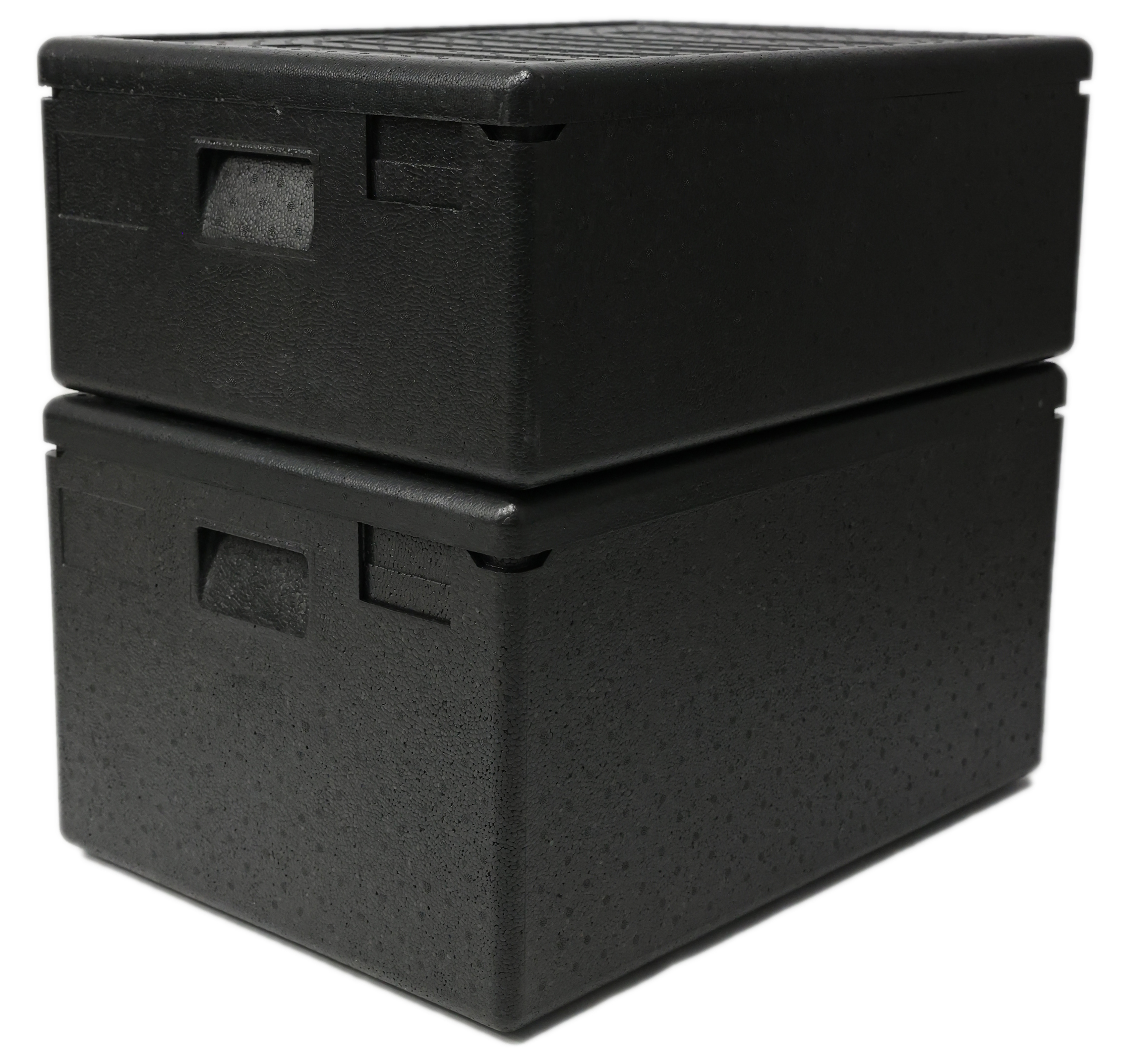 BOITE ISOTHERME EN POLYPROPYLENE EXPANSE, AVEC COUVERCLE, FORMAT 600X400 H-269