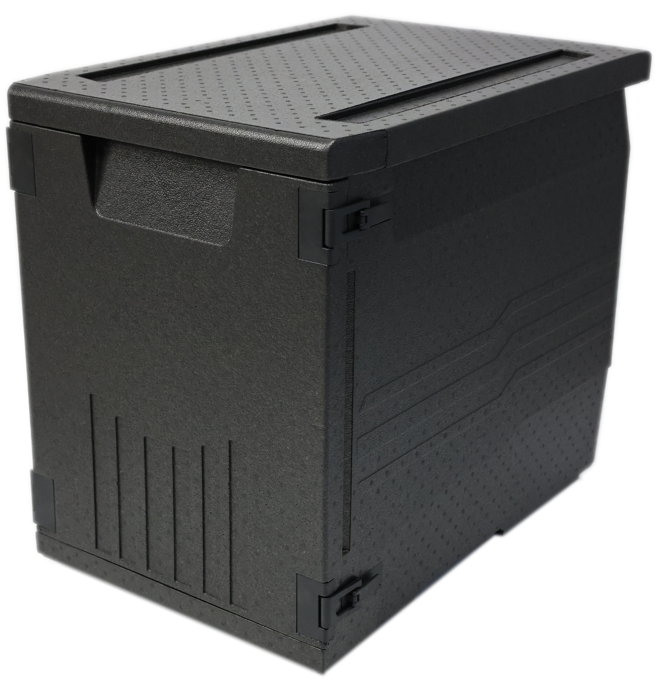 BOITE ISOTHERME EN POLYPROPYLENE EXPANSE, AVEC COUVERCLE, FORMAT 600X400 H-688