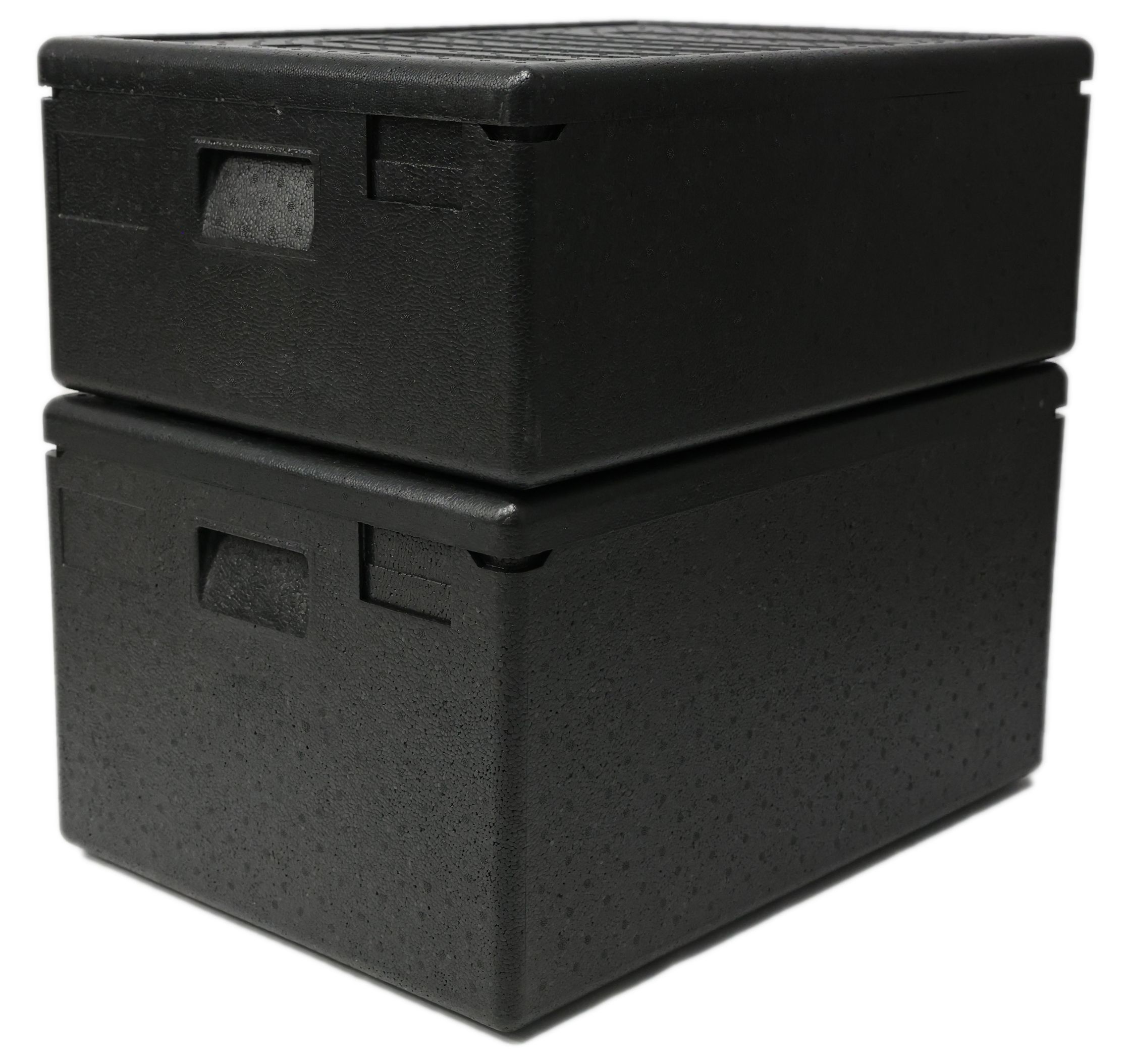 BOITE ISOTHERME EN POLYPROPYLENE EXPANSE, AVEC COUVERCLE, FORMAT 600X400 H-369