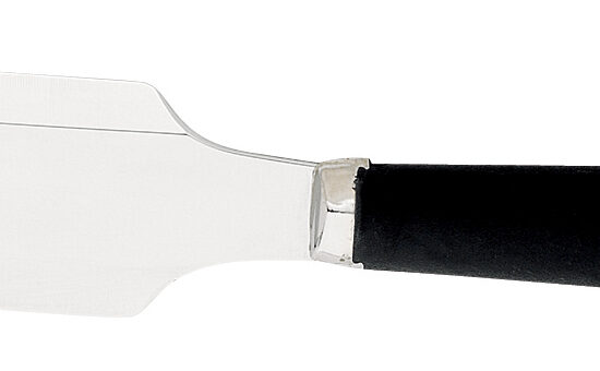 COUTEAU A TERRINE 3 BISEAUX MANCHE NOIR L-120