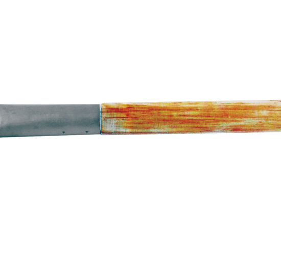 PELLE A ENFOURNER ALUMINIUM RONDE, SPATULE D.356 MANCHE BOIS L-500 MM